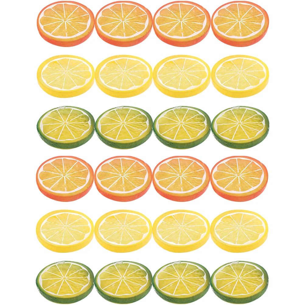 24 Pcs Fruit Imitation Lemon Slice Lifelike Lime Slices Fake Lemons Artificial Ornaments Simulation Plastic
24 Pcs Fruit Imitation Lemon Slice Lifelike Lime Slices Fake Lemons Artificial Ornaments Simulation Plastic