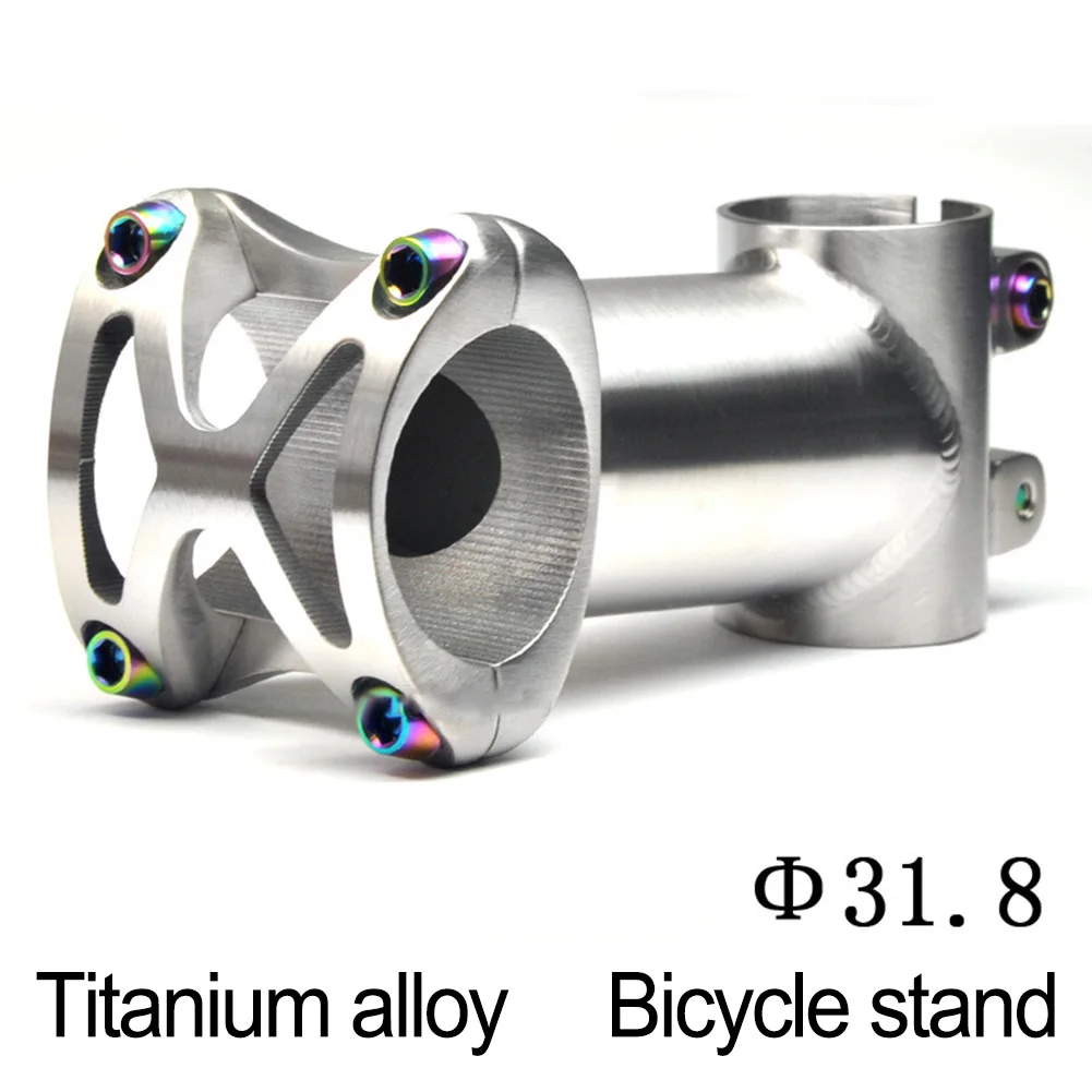 1pcs Ultralight Titanium Bike Stem 25.4mm-31.8mm Clamping Diameter MTB Mountain Road Bicycle Handlebar Stem 80mm-120mm Length
1pcs Ultralight Titanium Bike Stem 25.4mm-31.8mm Clamping Diameter MTB Mountain Road Bicycle Handlebar Stem 80mm-120mm Length