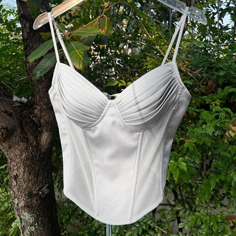 Summer 2024 New Slim Fit Versatile Waistband Celebrity Style Sexy Half Perspective V-Neck Strap Top for Women CSM136-4
Summer 2024 New Slim Fit Versatile Waistband Celebrity Style Sexy Half Perspective V-Neck Strap Top for Women CSM136-4