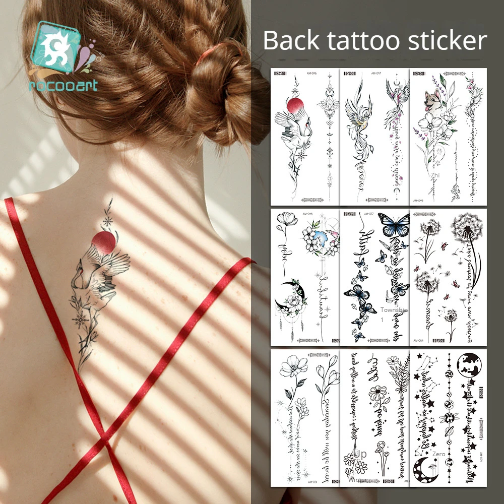 New Solid Back Tattoo Small Fresh Flower Painting Simulation Temporary Tattoos Sticker Size:160*90mm
New Solid Back Tattoo Small Fresh Flower Painting Simulation Temporary Tattoos Sticker Size:160*90mm