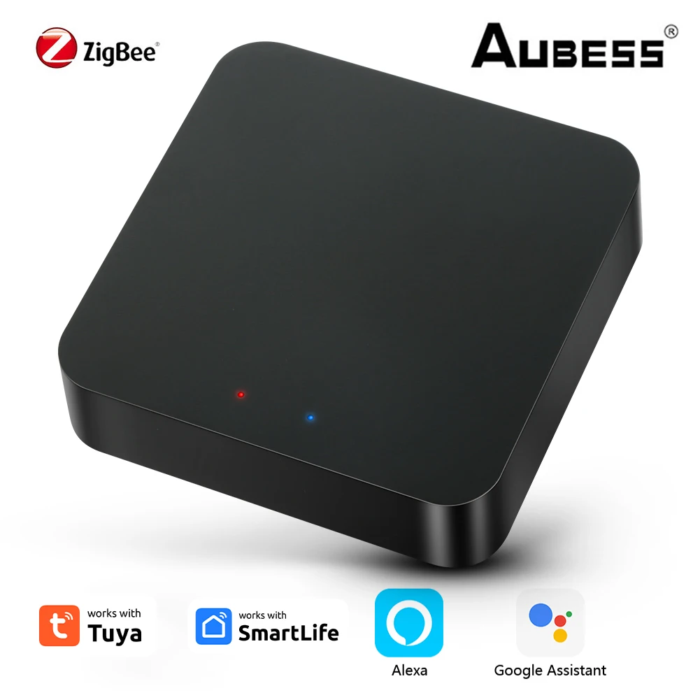 

Tuya Zigbee Smart Home Zigbee Gateway Hub Remote Control Zigbee Devices Via Smart Life APP Works with Alexa Google