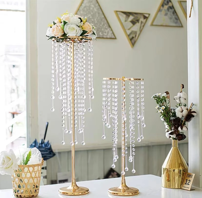 New 80/60cm Desktop Centerpieces Crystal Flower Arrangement Holders Flower Stand Candle For Home Party Wedding Anniversary Decor
New 80/60cm Desktop Centerpieces Crystal Flower Arrangement Holders Flower Stand Candle For Home Party Wedding Anniversary Decor