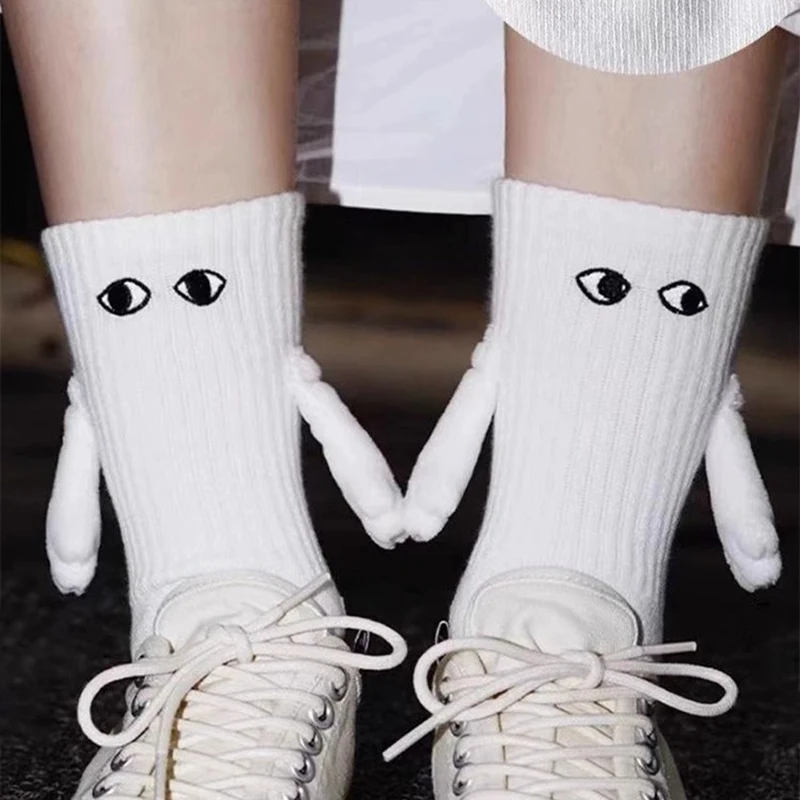 Fashion Funny Creative Magnetic Attraction Hands Black White Cartoon Eyes Couples Socks 1 Pair Club Celebrity Couple Socks Ins
Fashion Funny Creative Magnetic Attraction Hands Black White Cartoon Eyes Couples Socks 1 Pair Club Celebrity Couple Socks Ins