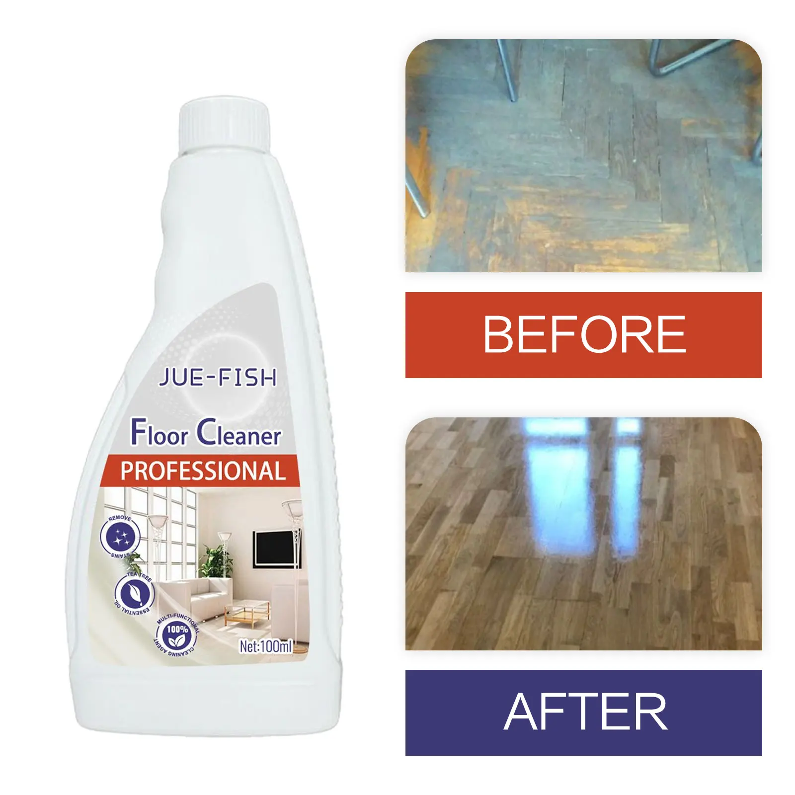 

Floor Cleaning Agent Tile Dirt Brighten Cleaning Floor Strong Stain Removal Wooden Floor Scratch Polishing Tile Cleaner Liquid