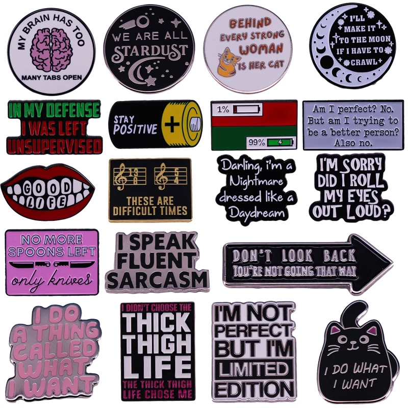 Funny Metal Enamel Pin Letter Brooches Cartoon Cat Animal Badge Bag Lapel Pin Clothing Backpack Accessories Jewelry Kids gift
Funny Metal Enamel Pin Letter Brooches Cartoon Cat Animal Badge Bag Lapel Pin Clothing Backpack Accessories Jewelry Kids gift