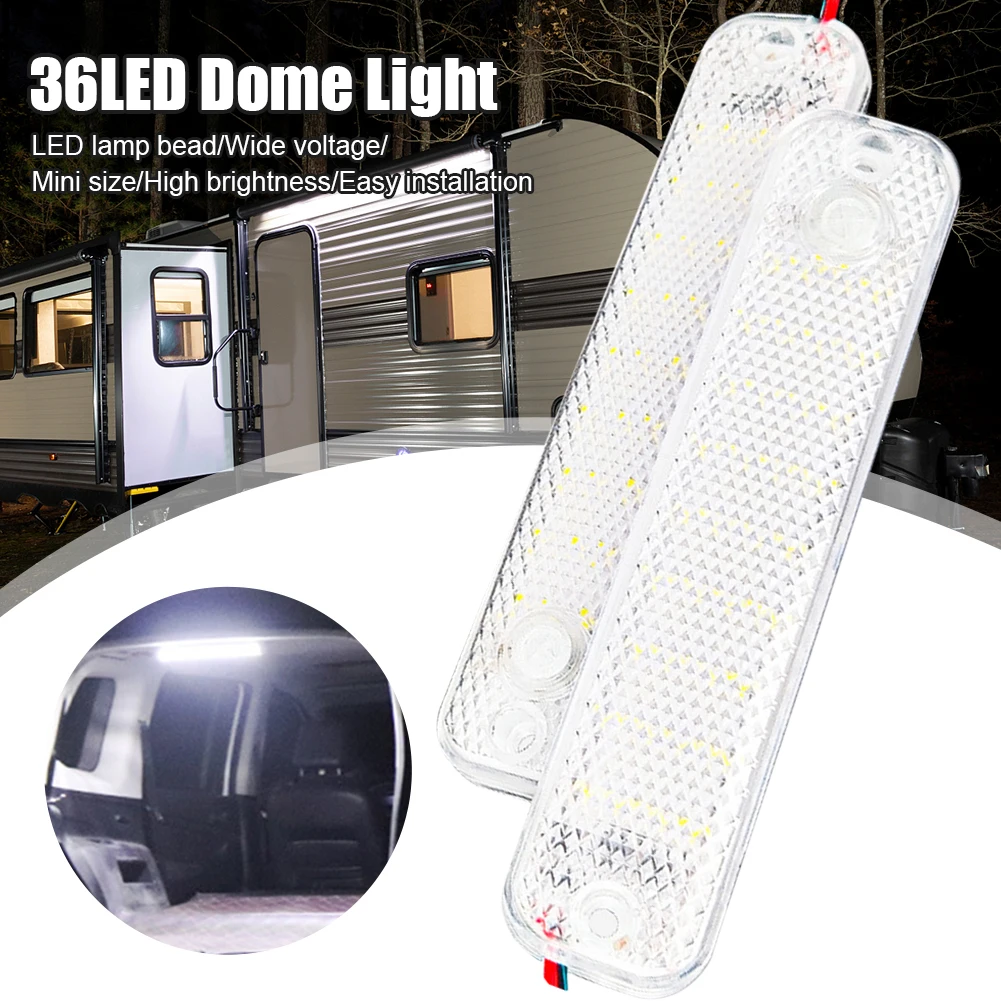 New 36 LED 12-85V Panel Light Car Interior Reading Lamp High Brightness Cabin Lights For Van Truck RV Boat Camper Lights Strip
New 36 LED 12-85V Panel Light Car Interior Reading Lamp High Brightness Cabin Lights For Van Truck RV Boat Camper Lights Strip