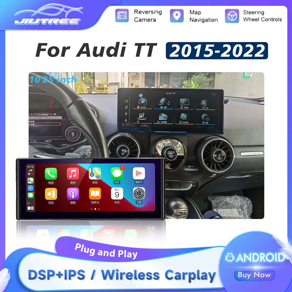For Audi TT 2015 2016 2017 2018 2019-2022 Android 10.0 64G Car Auto Radio Player Car Radio Multimedia DVD Player GPS Navigation
For Audi TT 2015 2016 2017 2018 2019-2022 Android 10.0 64G Car Auto Radio Player Car Radio Multimedia DVD Player GPS Navigation