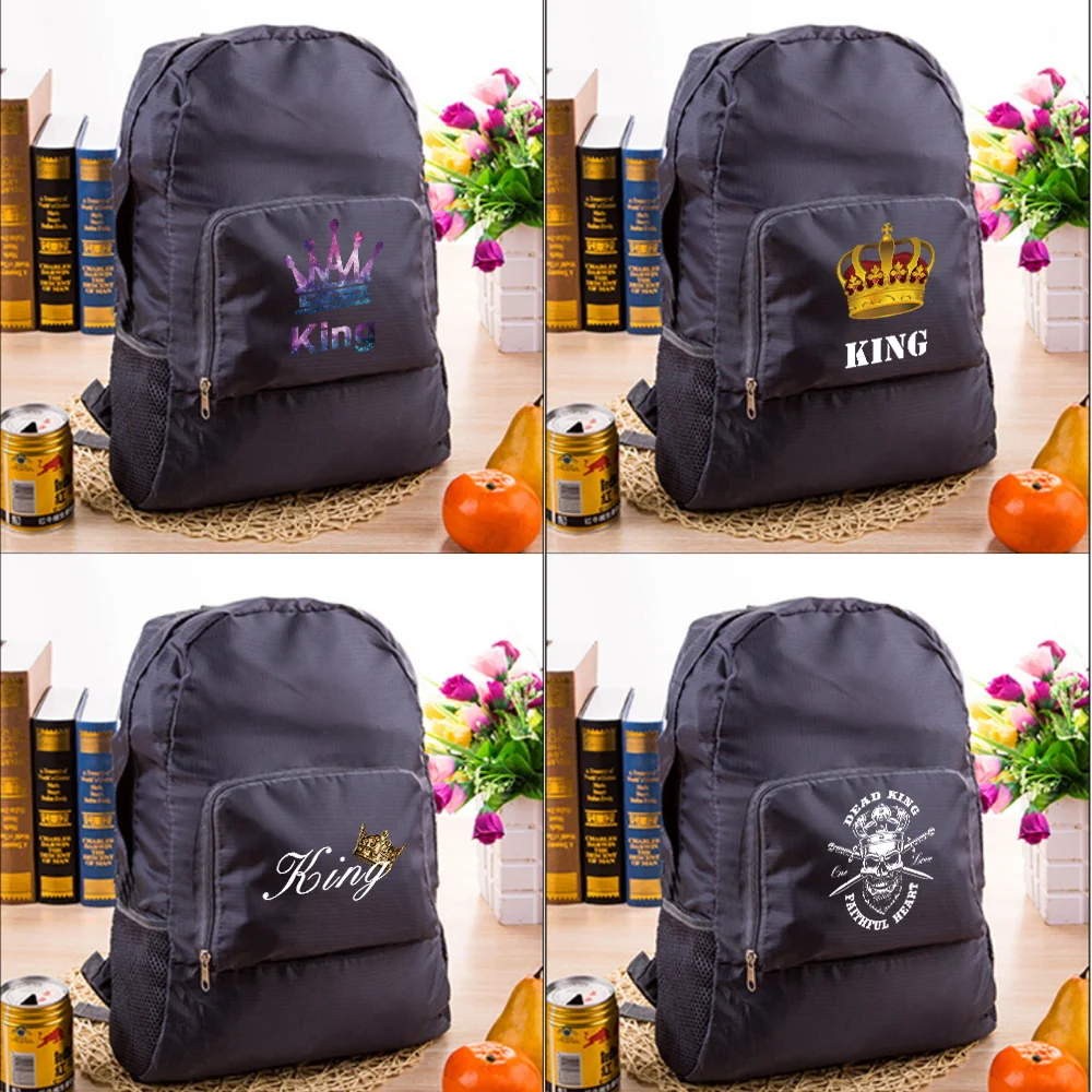 Outdoor Sports Foldable Backpack Bag King Print 2022 Lightweight Cycling Camping Hiking Backpack Daily Travelling Organizer Bags
Outdoor Sports Foldable Backpack Bag King Print 2022 Lightweight Cycling Camping Hiking Backpack Daily Travelling Organizer Bags