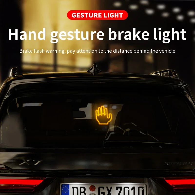 Gesture LED Funny Car Finger Light with Remote Gesture LED Funny Back Window Sign Car Middle Finger Car Light love you Gesture
Gesture LED Funny Car Finger Light with Remote Gesture LED Funny Back Window Sign Car Middle Finger Car Light love you Gesture