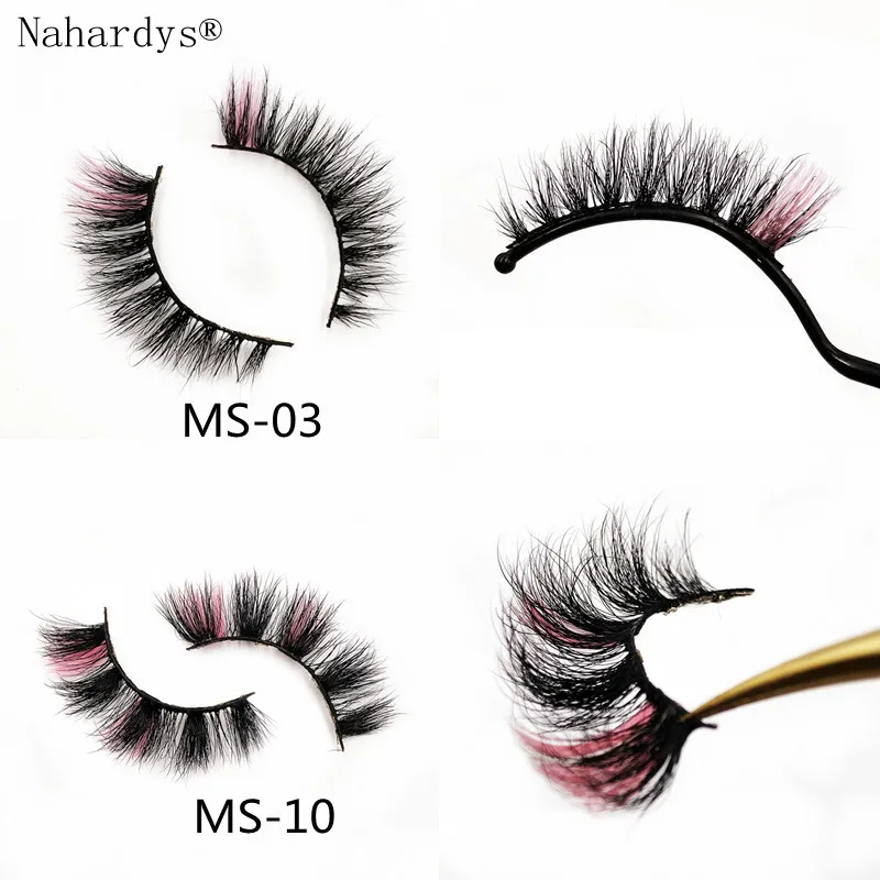 Nahadrys Red Blue White Green 3D Colored False Eyelashes 100% Mink Hair Makeup Fake Lashes Bulk
Nahadrys Red Blue White Green 3D Colored False Eyelashes 100% Mink Hair Makeup Fake Lashes Bulk