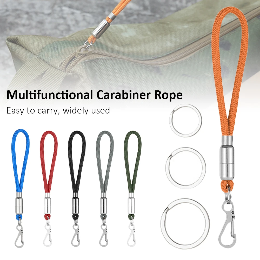 Outdoor Climbing Carabiners Equipment Survival EDC Paracord Snap Hook Keychainl Buckle Clip Backpack Buckle Camping Tool
Outdoor Climbing Carabiners Equipment Survival EDC Paracord Snap Hook Keychainl Buckle Clip Backpack Buckle Camping Tool
