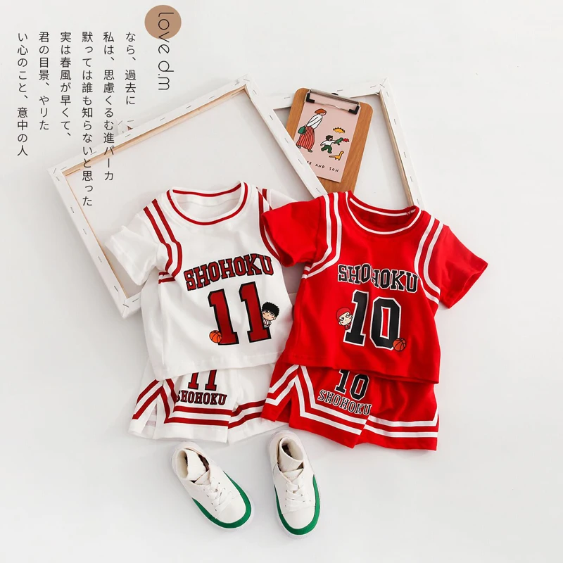 Children Kids Shohoku Jerseys Set Sakuragi Hanamichi Vest Custom Basketball Jersey Rukawa Sports Uniform Top Shorts High-quality
Children Kids Shohoku Jerseys Set Sakuragi Hanamichi Vest Custom Basketball Jersey Rukawa Sports Uniform Top Shorts High-quality