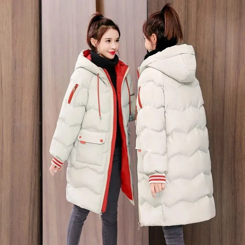 2022 New Women Down Padded Jacket Women Winter Warm Thick Cotton Coat Korean Loose Women Long Parkas Winter Jacket Women Outwear
2022 New Women Down Padded Jacket Women Winter Warm Thick Cotton Coat Korean Loose Women Long Parkas Winter Jacket Women Outwear