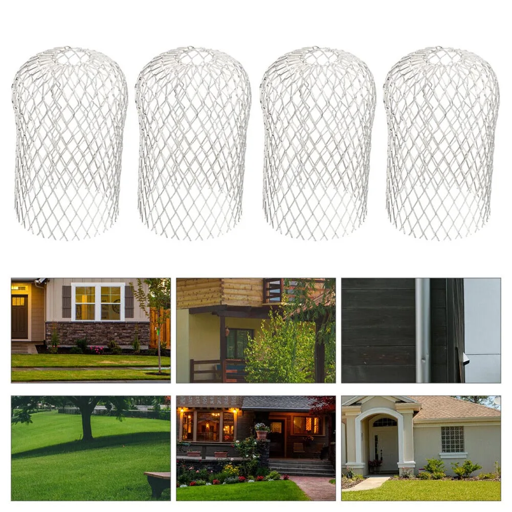 4pcs Metal Aluminum Filter Mesh Gutter Leaf Debris Mud Trap Guards Drain Pipe Cover Downpipe Guttering System Waterproof
4pcs Metal Aluminum Filter Mesh Gutter Leaf Debris Mud Trap Guards Drain Pipe Cover Downpipe Guttering System Waterproof