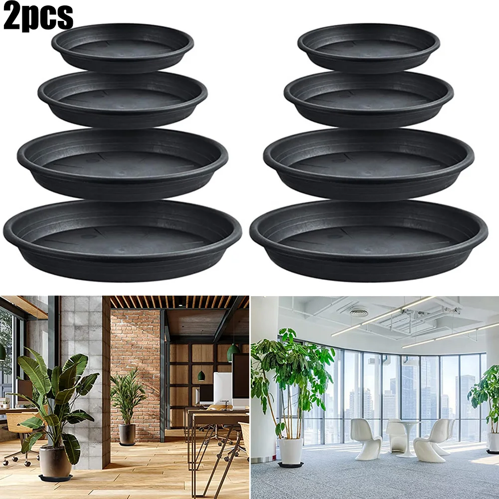 2PCS PP Round Succulent Plant Flower Pot Saucer Gross Trays 4/6/7/8/10 Inches Plant Trays For Home Garden Decoration Black
2PCS PP Round Succulent Plant Flower Pot Saucer Gross Trays 4/6/7/8/10 Inches Plant Trays For Home Garden Decoration Black