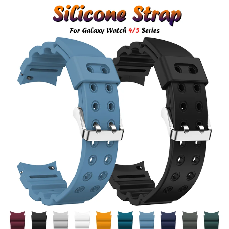 No Gaps Silicone Band for Samsung Watch 5 Pro 45mm Armor Original Watch Strap Watch5/4 40mm 44mm 46mm Outdoor Blade Style Strap
No Gaps Silicone Band for Samsung Watch 5 Pro 45mm Armor Original Watch Strap Watch5/4 40mm 44mm 46mm Outdoor Blade Style Strap