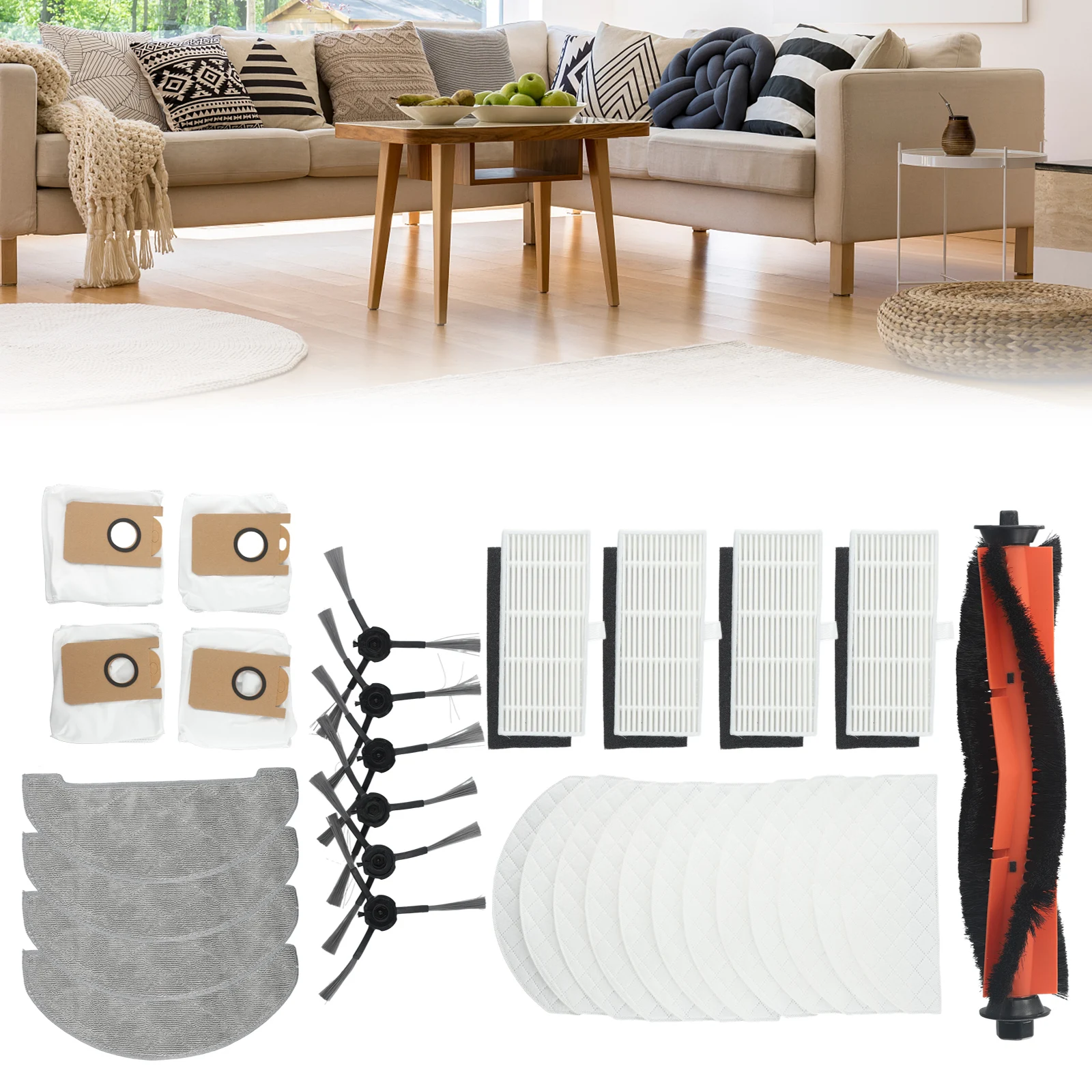 High Quality Fine Workmanship Roller Brush Vacuum Cleaner Parts Side Brushes Dust Bags Filter For Imou L11-A L11
High Quality Fine Workmanship Roller Brush Vacuum Cleaner Parts Side Brushes Dust Bags Filter For Imou L11-A L11