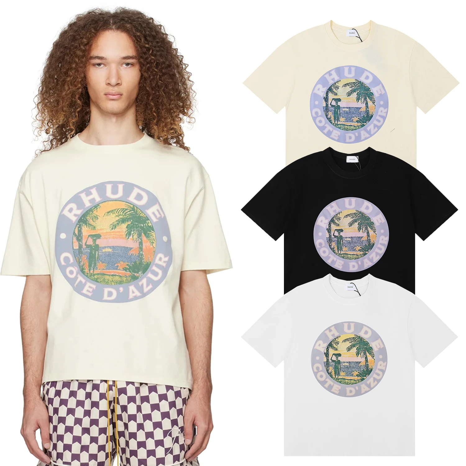 Yao888 Fashion Tide Brand High Quality 1:1 Landscape printing Oversize Casual Short Sleeve Men Clothing Streetwear Men T Shirt
Yao888 Fashion Tide Brand High Quality 1:1 Landscape printing Oversize Casual Short Sleeve Men Clothing Streetwear Men T Shirt