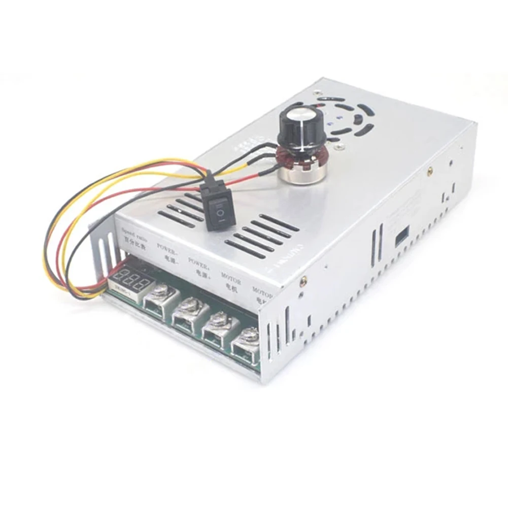 High Power 200A Industrial Governor for DC Brush Motors with Bidirectional Control and Potentiometer Speed Adjustment
High Power 200A Industrial Governor for DC Brush Motors with Bidirectional Control and Potentiometer Speed Adjustment
