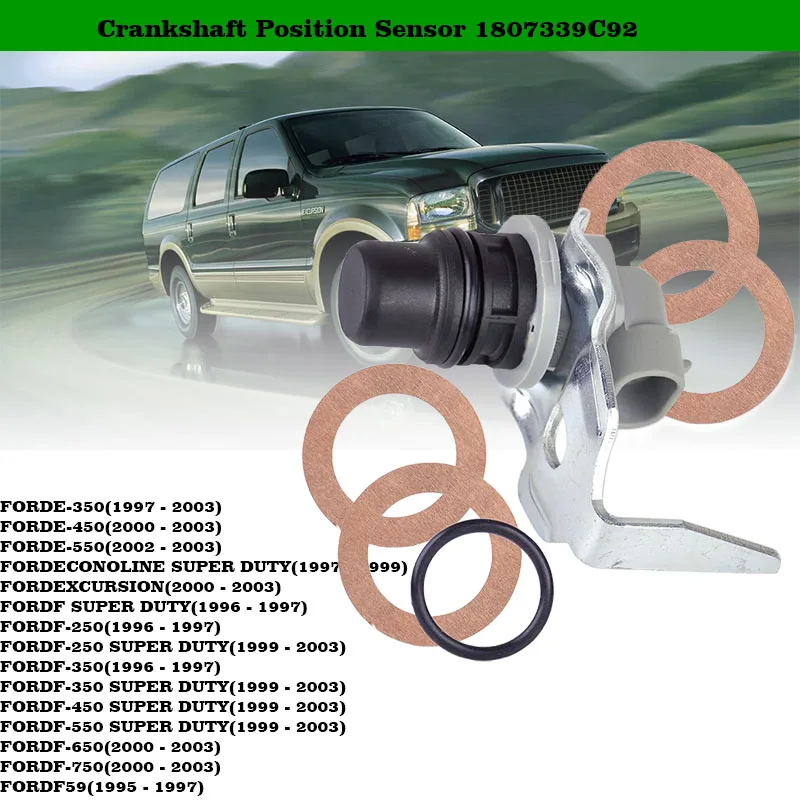 Датчик положения коленчатого вала 1807339C92 для Ford International Navistar 1885812C91
Датчик положения коленчатого вала 1807339C92 для Ford International Navistar 1885812C91