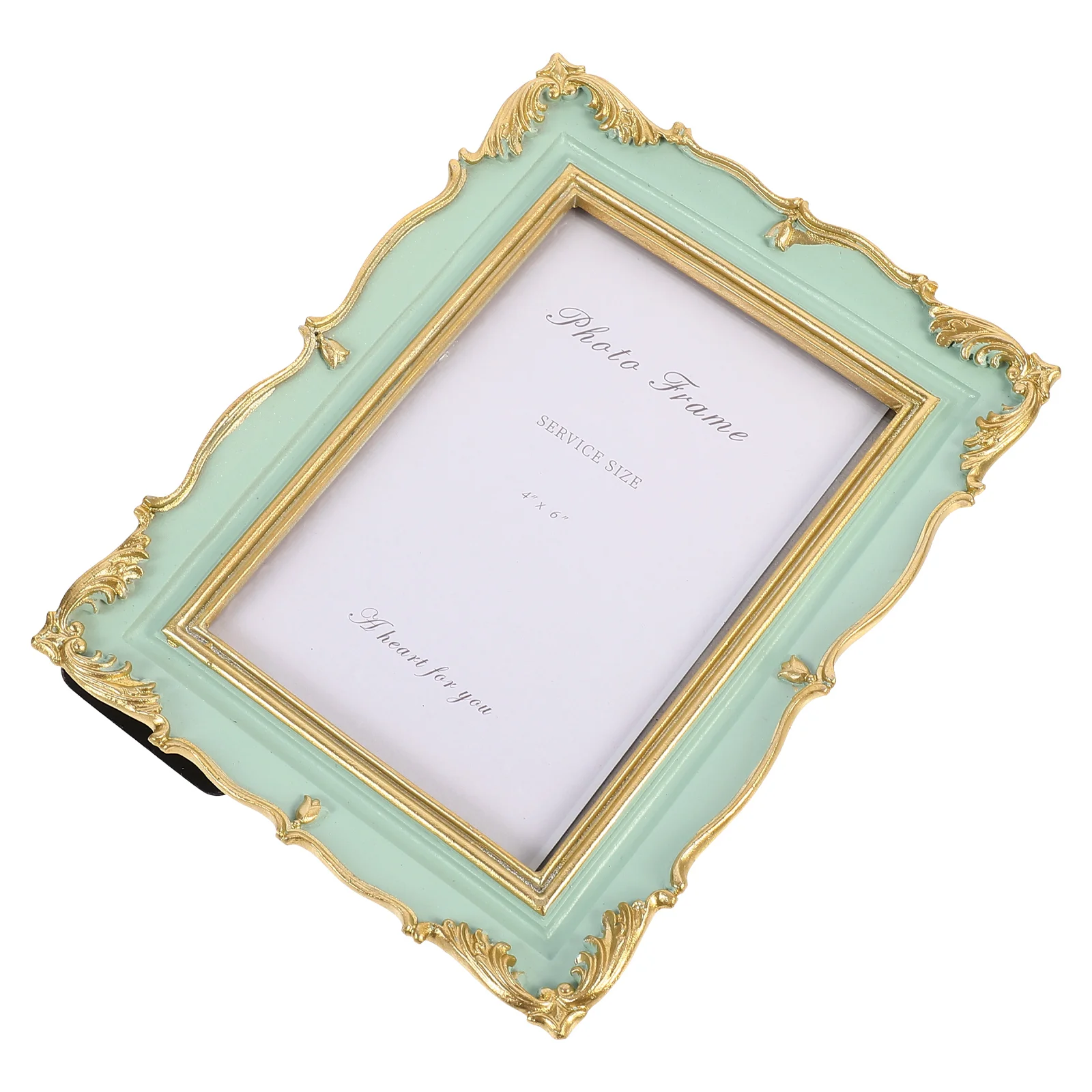 Frame Decorative Photo Ornaments Dining Table Decorations Glass Vintage Picture Holder 
Frame Decorative Photo Ornaments Dining Table Decorations Glass Vintage Picture Holder