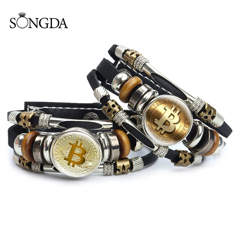 Дизайнерский кожаный браслет с биткоином, тема криптовалюты, стеклянный купол, застежка-кнопка, браслет, модные женские и мужские ювелирные...
Дизайнерский кожаный браслет с биткоином, тема криптовалюты, стеклянный купол, застежка-кнопка, браслет, модные женские и мужские ювелирные...