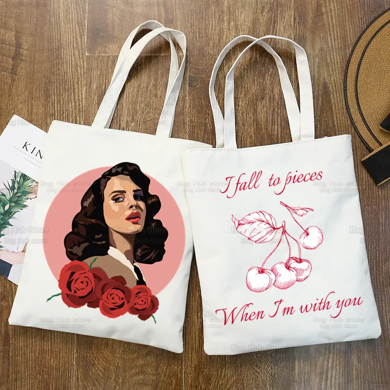 Lana Del Rey Ldr Y2K Women Canvas Shopper Bag with Handle Eco Foldable Reusable Tote Bag Book Key Phone Shopping Bag
Lana Del Rey Ldr Y2K Women Canvas Shopper Bag with Handle Eco Foldable Reusable Tote Bag Book Key Phone Shopping Bag