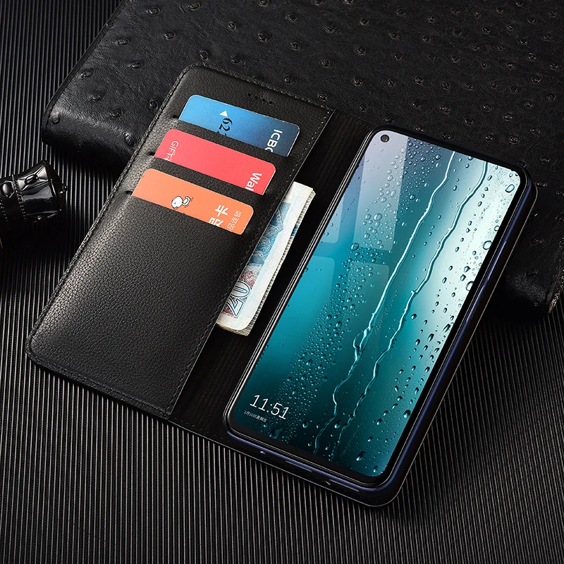 

Lychee Pattern Luxury Leather Wallet Phone Case For ZTE Blade X1 L8 L9 10 11 Prime 20 Pro V9 V10 V20 V30 V40 Vita Flip Cover