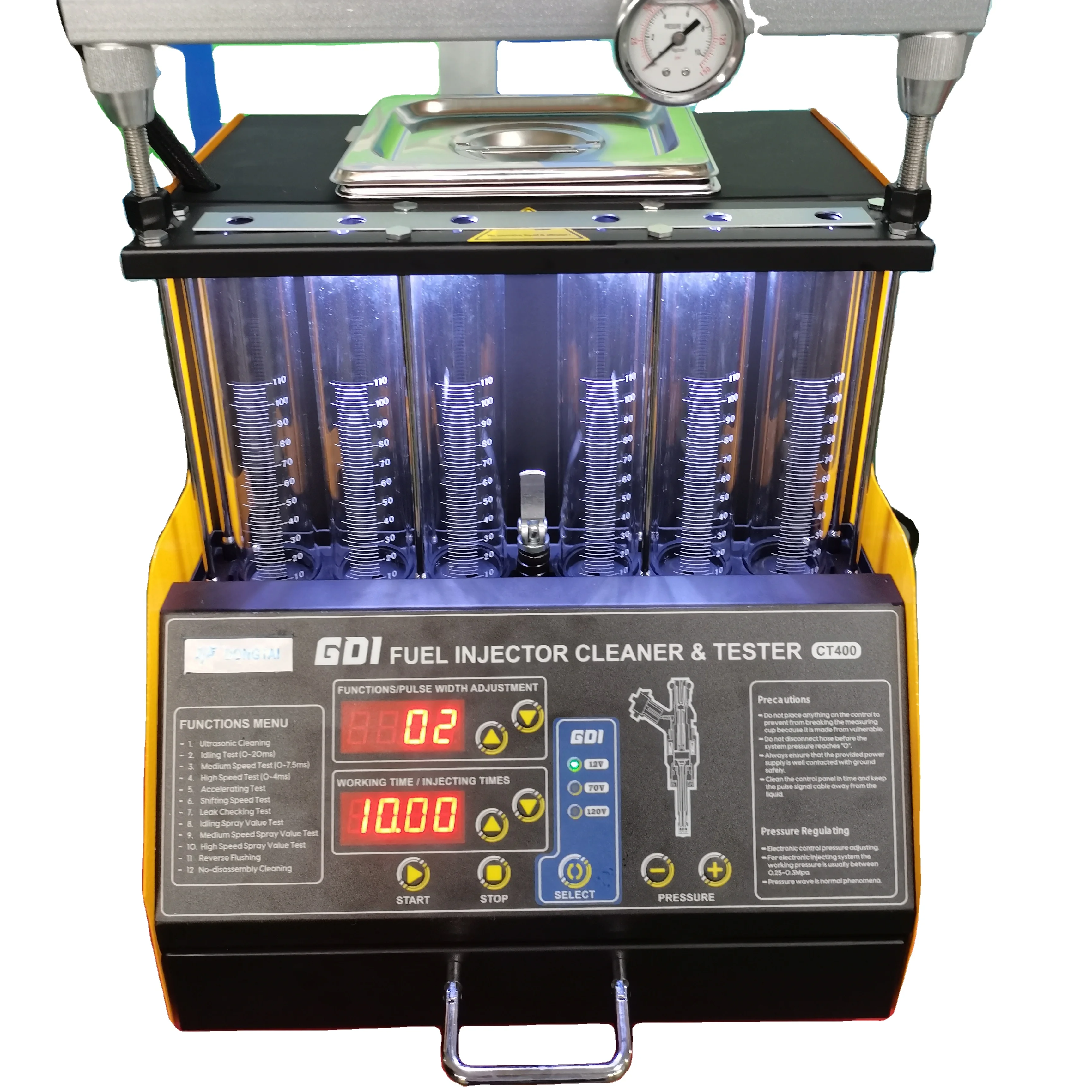 Тестер топливного инжектора GDI CT400 DONGTAI 0708
Тестер топливного инжектора GDI CT400 DONGTAI 0708