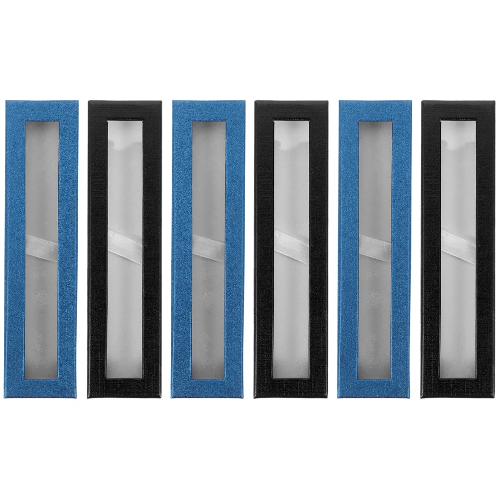 6 Pcs Heaven and Earth Cover Pen Case Ballpoint Single Holder Paper Boxes Gift Empty Packing Organizer Fountain Decorative
6 Pcs Heaven and Earth Cover Pen Case Ballpoint Single Holder Paper Boxes Gift Empty Packing Organizer Fountain Decorative