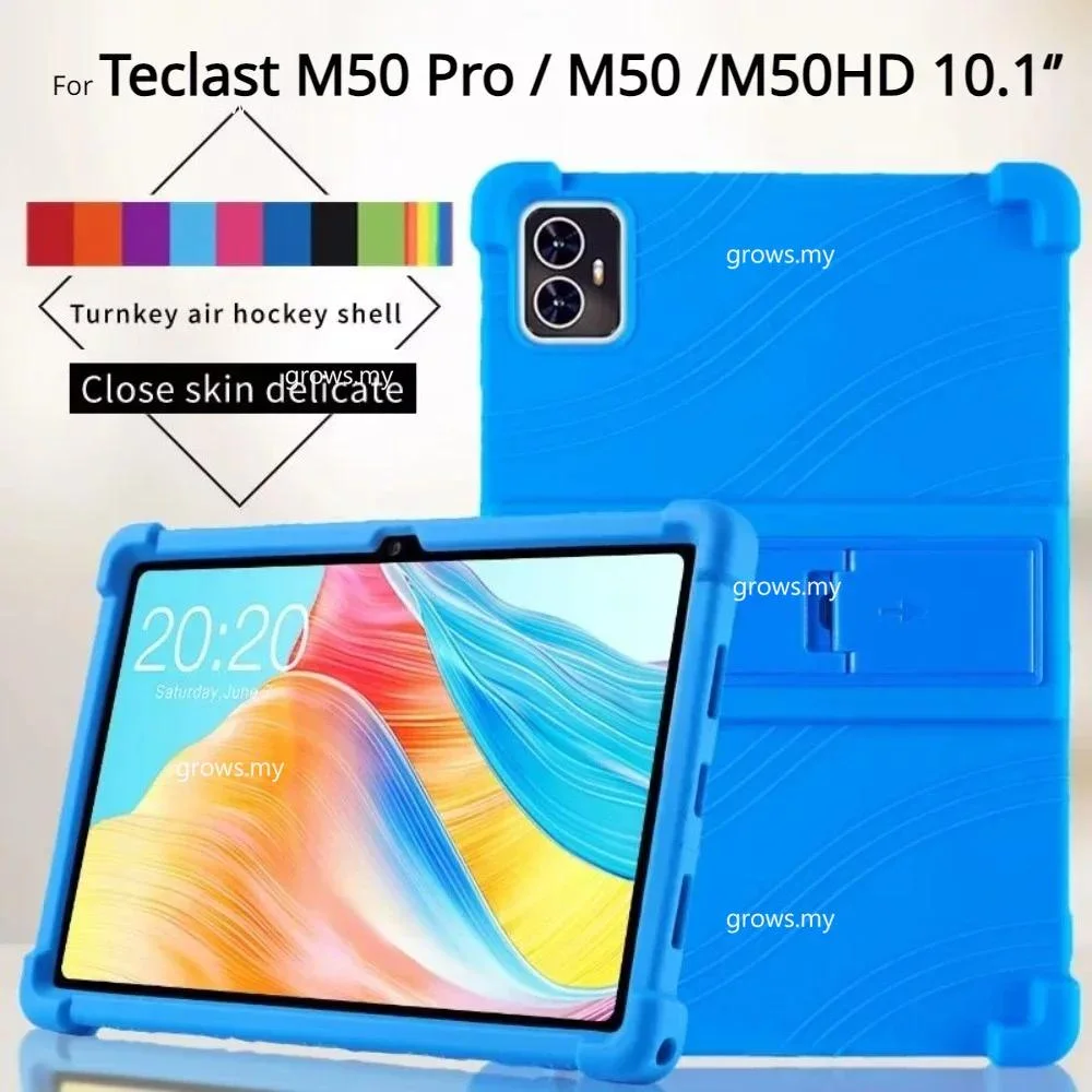 

Soft Cases for Teclast M50 Pro 10.1 2023 Tablet Case Shockproof Silicon Stand Shell for Teclast M50 M50HD 10.1'' Tab Cover