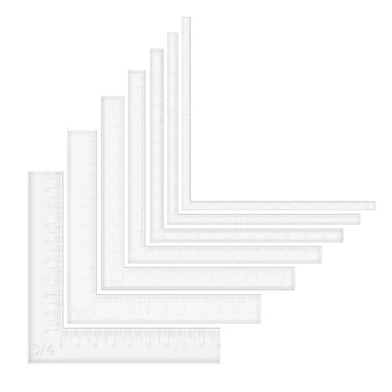 7Pcs/Set Paper Card Corners Helpers Positioning Tools Kit Scrapbooking Acrylic Rulers To Make Lining Up Card Layers Kit
7Pcs/Set Paper Card Corners Helpers Positioning Tools Kit Scrapbooking Acrylic Rulers To Make Lining Up Card Layers Kit