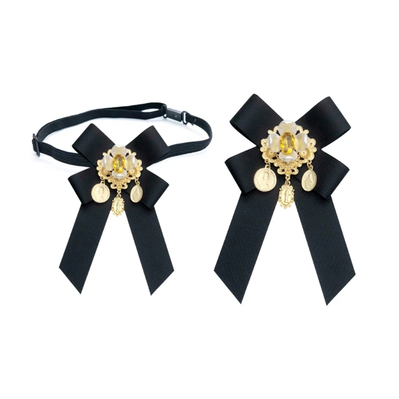 Baroque Brooch for Taking Photo Woman Neck Tie/Brooch/Corsage Flower& Bowknot Necktie for Wedding Party Suit
Baroque Brooch for Taking Photo Woman Neck Tie/Brooch/Corsage Flower& Bowknot Necktie for Wedding Party Suit