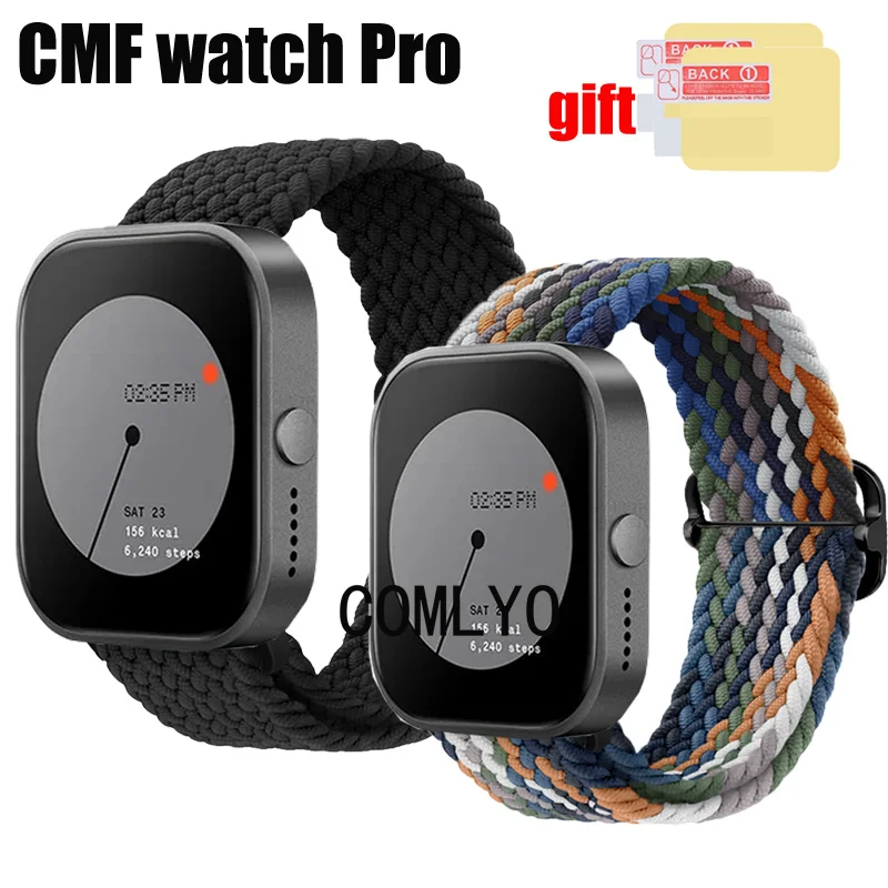 3in1 For CMF watch Pro Strap smart watch Band Nylon Belt Adjustable Soft Wristband Bracelet Screen protector film
3in1 For CMF watch Pro Strap smart watch Band Nylon Belt Adjustable Soft Wristband Bracelet Screen protector film