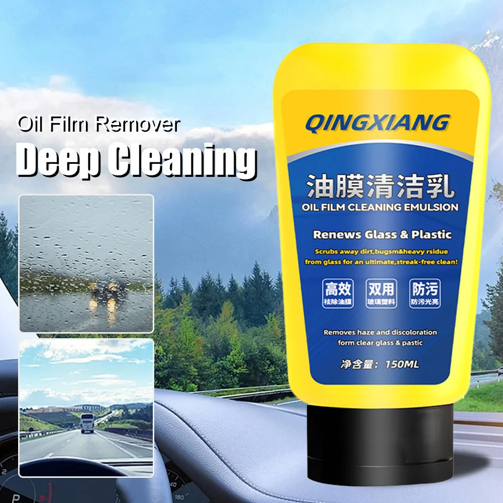 150ml Car Glass Oil Film Removing Cream Universal Auto Windshield Cleaner Polishing Washing Decontamination Paste With Sponge
150ml Car Glass Oil Film Removing Cream Universal Auto Windshield Cleaner Polishing Washing Decontamination Paste With Sponge