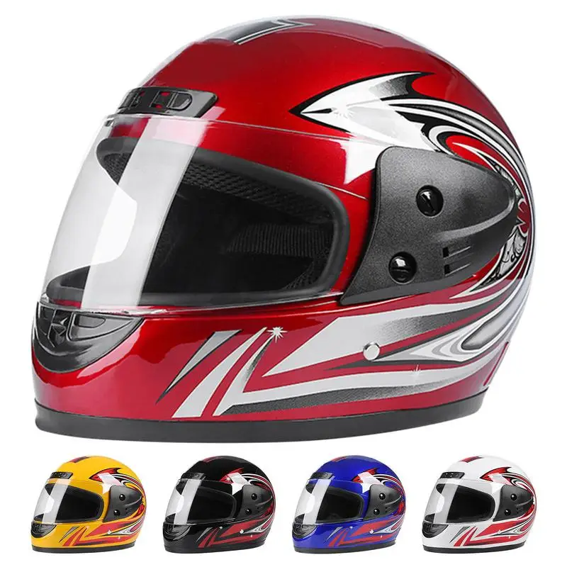 

Full Face Helmets Motorcycle Helmets Double Visor Modular Motorbike Dual Lens High Quality Racing Helmet Bike Accessories