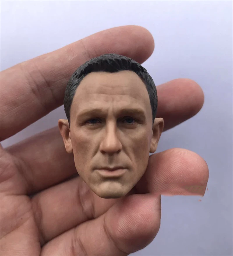 

Big Sales 1/6 Male Man Daniel Craig Head Sculpture Head Carving Model For 12" Action Figure Collectable DIY