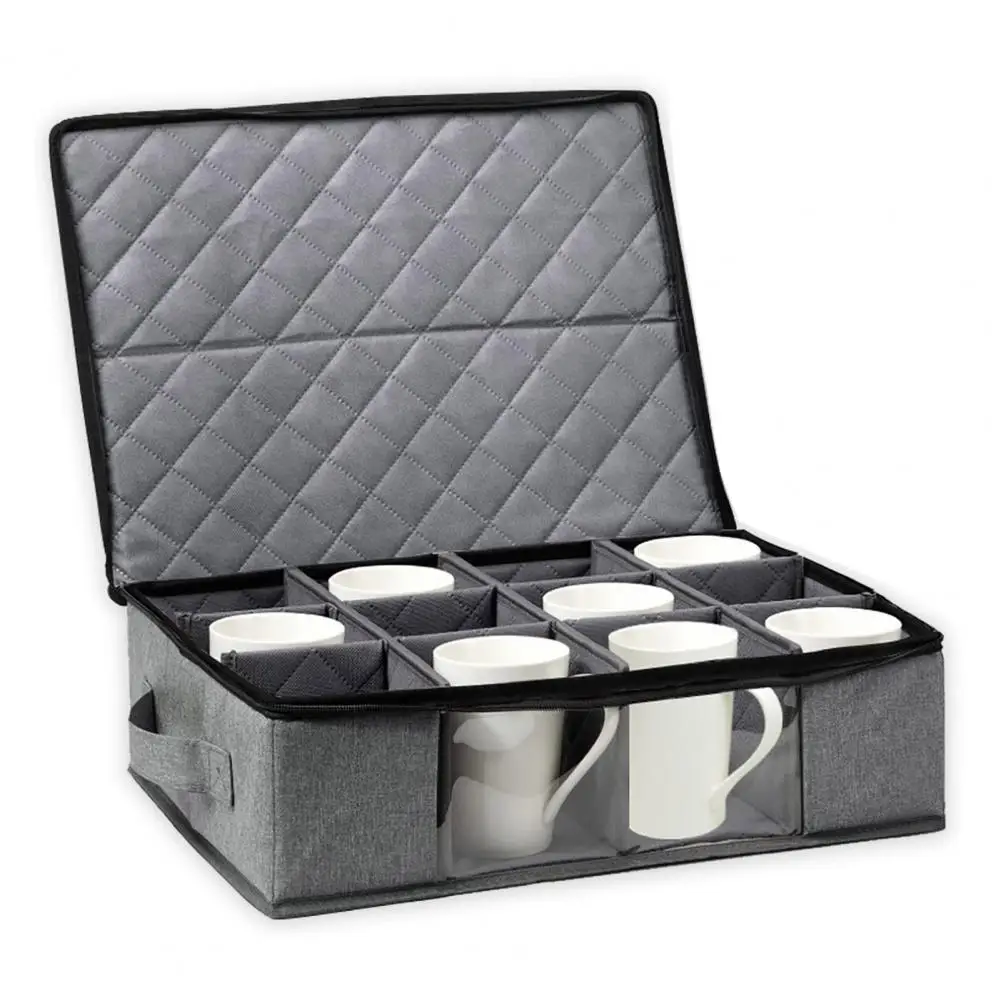 Tea Cup Organizer with Dividers 12 Compartment Window Mug Storage Box Coffee Cup Organizer with Dividers Tea Cup for Moving
Tea Cup Organizer with Dividers 12 Compartment Window Mug Storage Box Coffee Cup Organizer with Dividers Tea Cup for Moving