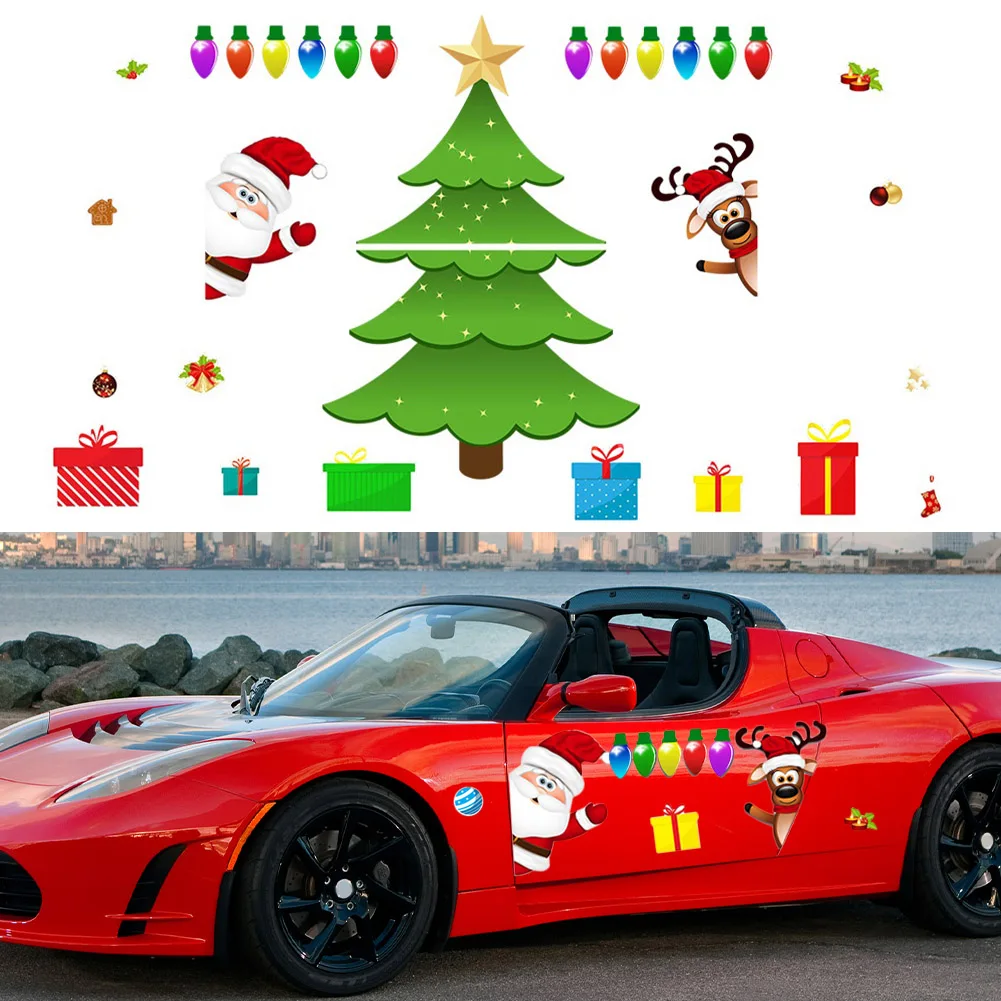 Christmas Car Decoration Magnet Stickers Car Windows Trunk Body Christmas Sticker Santa Claus Snowman Xmas Decorative Stickers
Christmas Car Decoration Magnet Stickers Car Windows Trunk Body Christmas Sticker Santa Claus Snowman Xmas Decorative Stickers