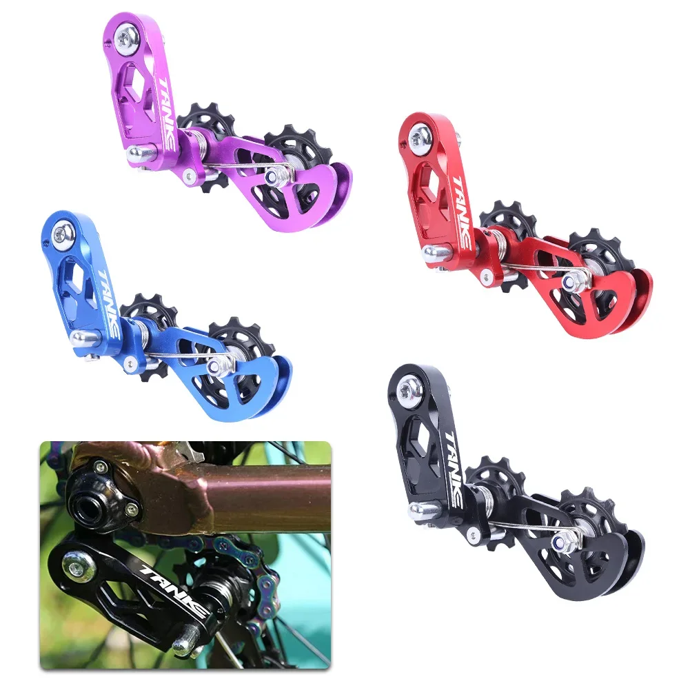 Bike Rear Derailleur Single Speed Converter Bicycle Chain Tensioner Use For 8 Speed Up To 12 Speed Bicycle Chain Guide 2 0 2 4
Bike Rear Derailleur Single Speed Converter Bicycle Chain Tensioner Use For 8 Speed Up To 12 Speed Bicycle Chain Guide 2 0 2 4