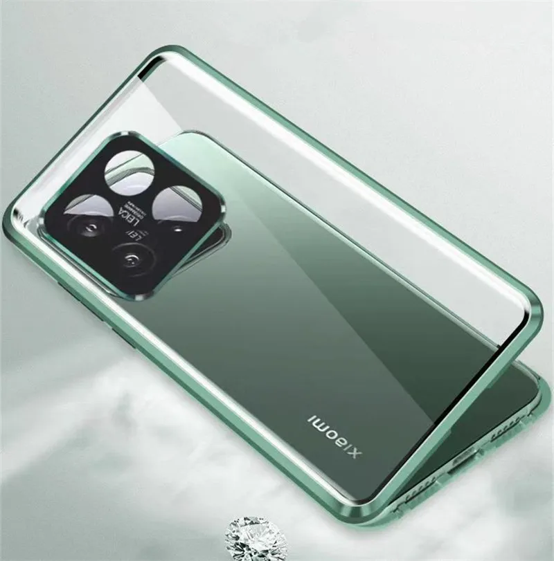 Стеклянный чехол для телефона Xiaomi 14 Pro, новая защита с полной защитой на 360 °, Магнитная Адсорбция для Xiaomi 14, чехол для телефона, сумка
Стеклянный чехол для телефона Xiaomi 14 Pro, новая защита с полной защитой на 360 °, Магнитная Адсорбция для Xiaomi 14, чехол для телефона, сумка