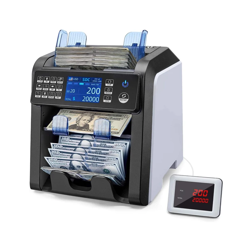 AL-950 CIS Multi Currency Automatic Bill Counting Machine Money Mix Value Note Cash Counting Machine Bill Counter
AL-950 CIS Multi Currency Automatic Bill Counting Machine Money Mix Value Note Cash Counting Machine Bill Counter