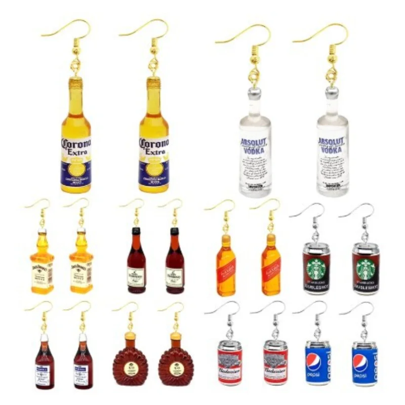 Female Earrings Resin Funny Mini Cute Girl Gift Earrings Adult Drinking Water Drink Coffee Bottle Can Accessories
Female Earrings Resin Funny Mini Cute Girl Gift Earrings Adult Drinking Water Drink Coffee Bottle Can Accessories