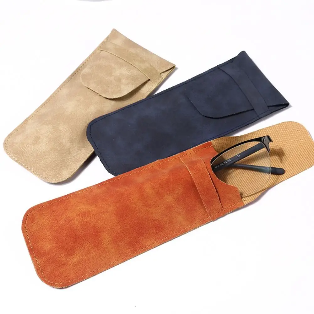 PU Leather Glasses Bag Covered Sunglasses Organizer Velvet Lining Storage Bag Simple Style Glasses Case Jewelry Packing Bag
PU Leather Glasses Bag Covered Sunglasses Organizer Velvet Lining Storage Bag Simple Style Glasses Case Jewelry Packing Bag