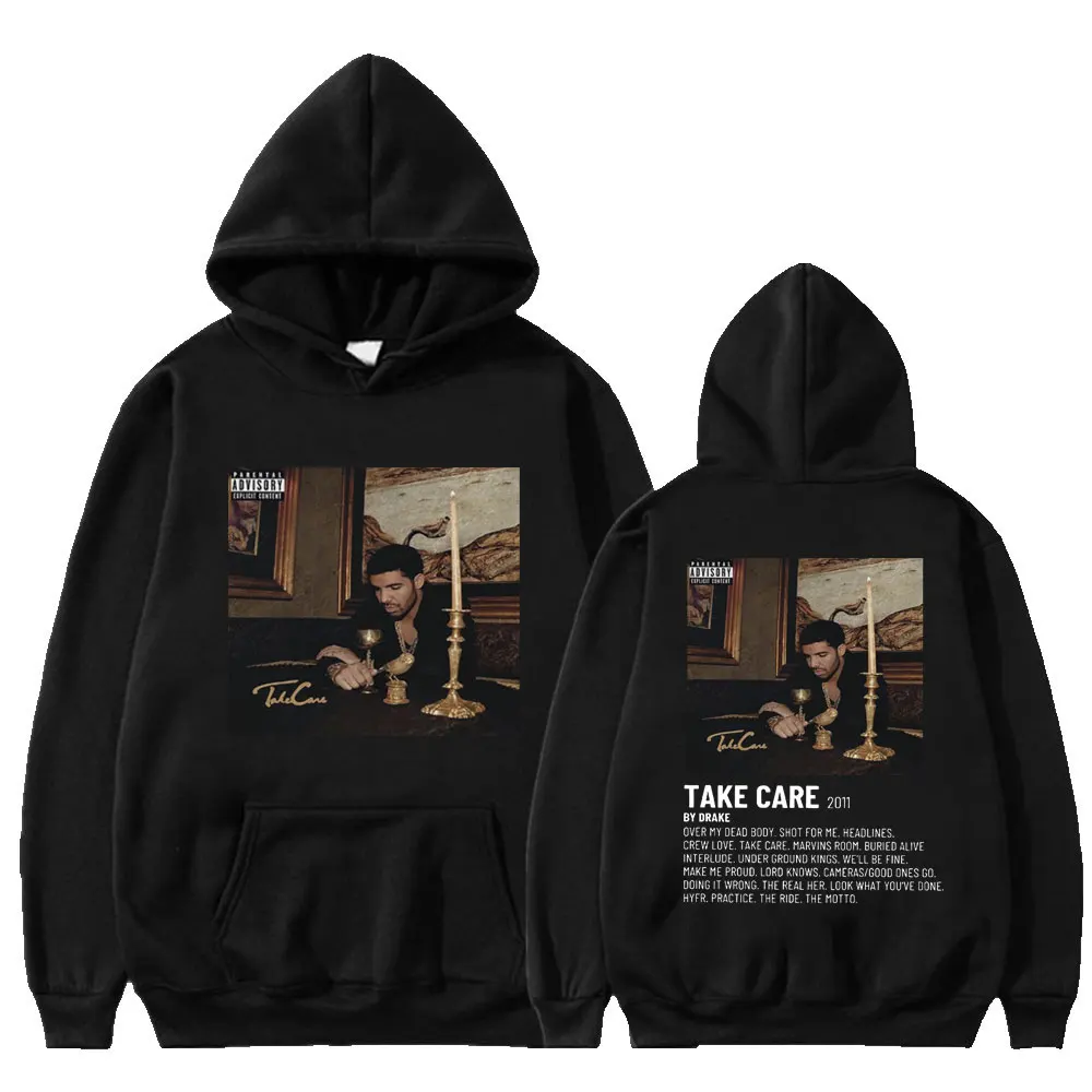 Rapper Drake Music Album Take Care Hoodie Men Woman Hop Vintage Hoodie Oversized Casual Loose Male Sweatshirts Streetwear
Rapper Drake Music Album Take Care Hoodie Men Woman Hop Vintage Hoodie Oversized Casual Loose Male Sweatshirts Streetwear