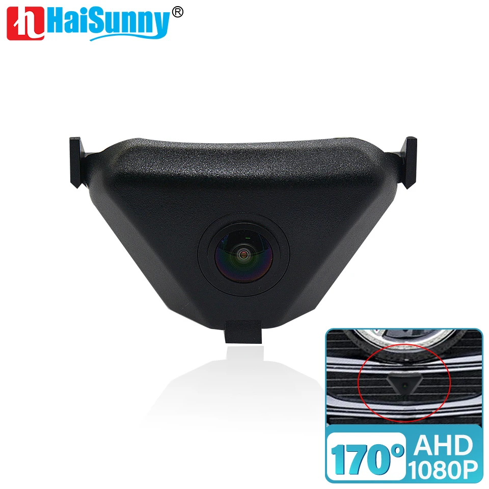 

HaiSunny HD CCD Автомобильная камера переднего вида для парковки ночного видения с положительным водонепроницаемым логотипом для Buick GL8 652T 653T 2020 2021 AHD 1080P