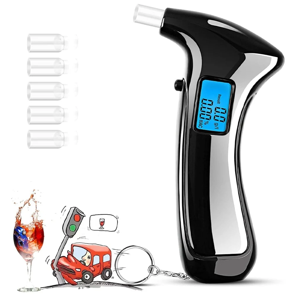 2023 New Digital Arrival Alcohol Breath Tester Breathalyzer Drink Analyzer Detector Test Police Breathalyser Device LEDScreen
2023 New Digital Arrival Alcohol Breath Tester Breathalyzer Drink Analyzer Detector Test Police Breathalyser Device LEDScreen