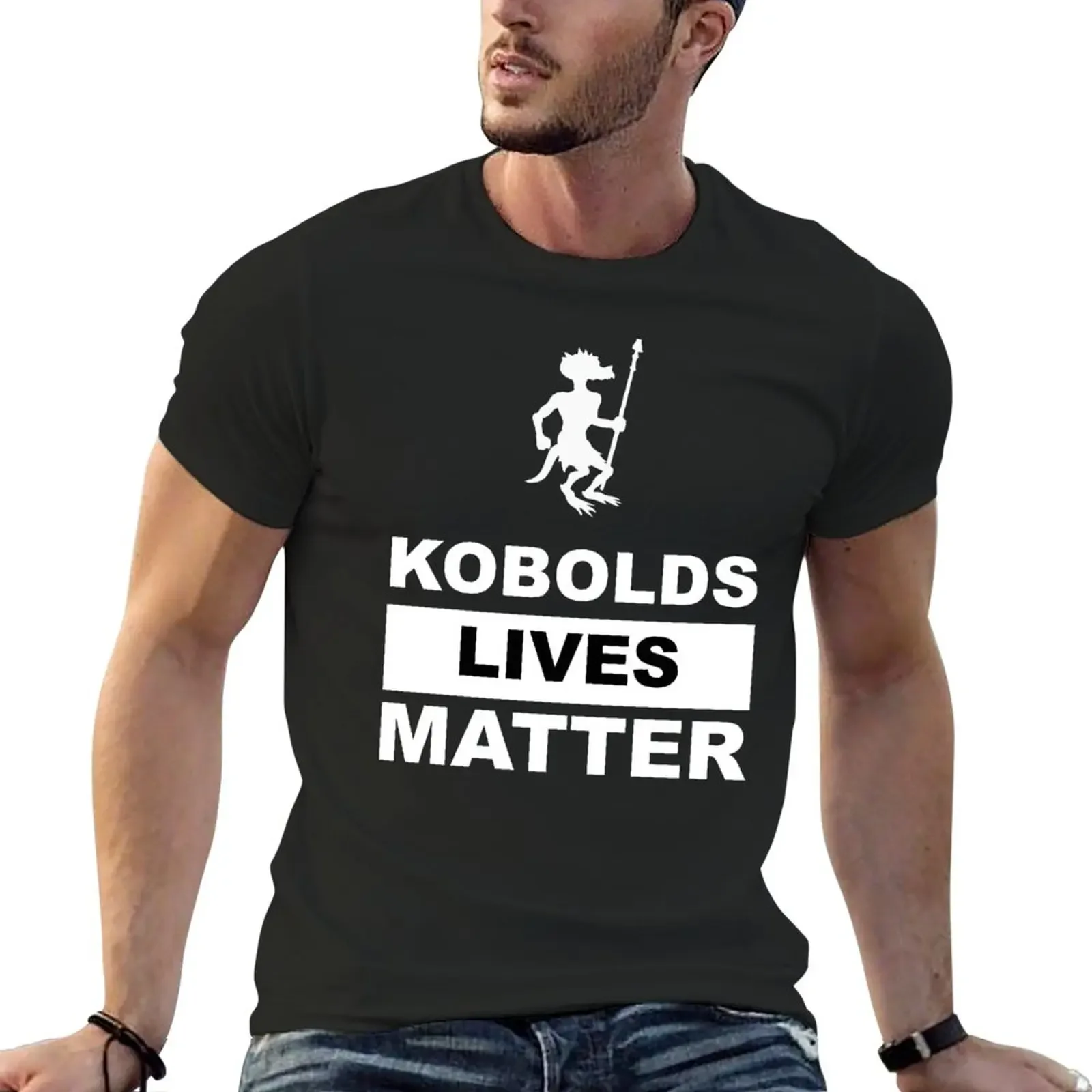 

Kobolds Lives Matter - Kobold edition T-Shirt customs design your own summer clothes sublime T-shirts for men cotton