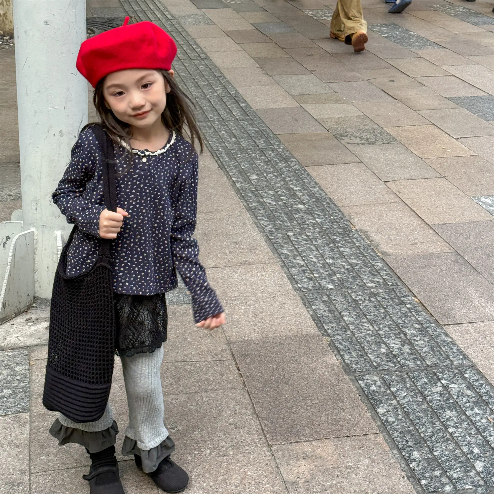 2025 Autumn New Girls Flared Trousers With Lace Children Casual Pants Cotton Baby Girl Leggings Kids Clothes 19 Sa29719e0d08443319c147e67423bd70ck