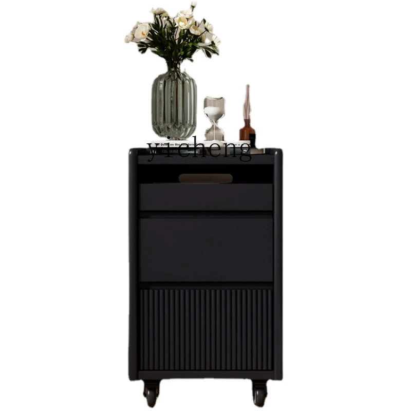 YY Solid Wood Mobile Bedside Table Home Bedroom Small Narrow Bedside Storage Cabinet Modern
YY Solid Wood Mobile Bedside Table Home Bedroom Small Narrow Bedside Storage Cabinet Modern